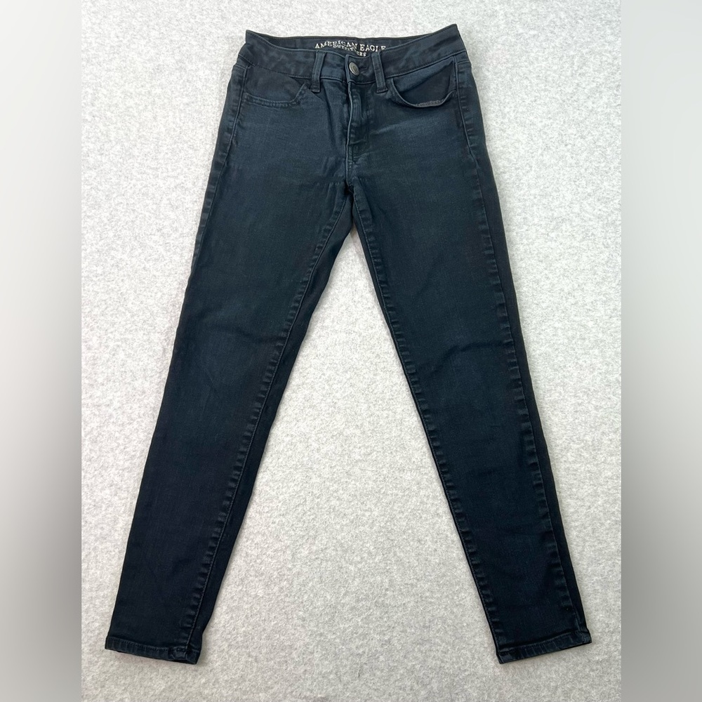 American Eagle Women’s Next Level Stretch Jegging Size 4 Regular Black Jeans
